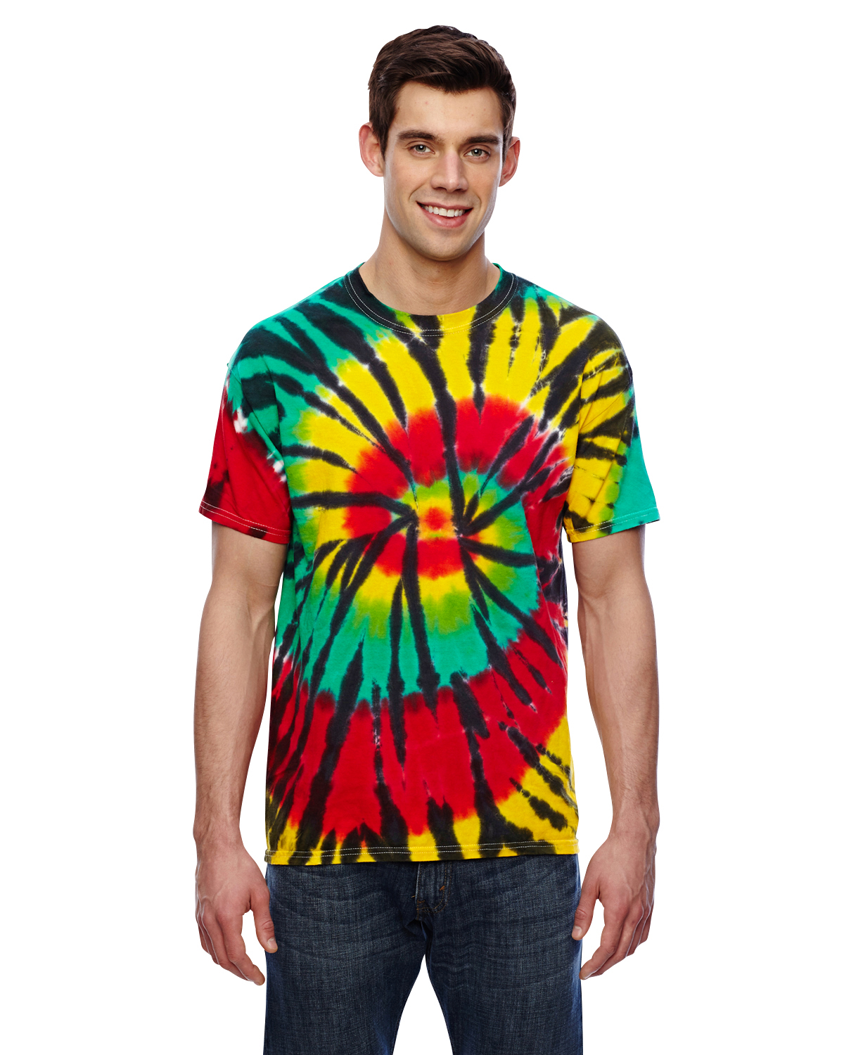 Tie-Dye CD1090 - Adult Burnout Festival T-Shirt, Pastel, S