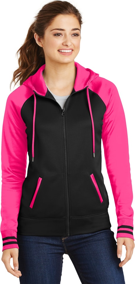 Sport-Tek Ladies Sport-Wick Fleece Full-Zip Jacket XS Dark Smoke Grey at   Women's Coats Shop