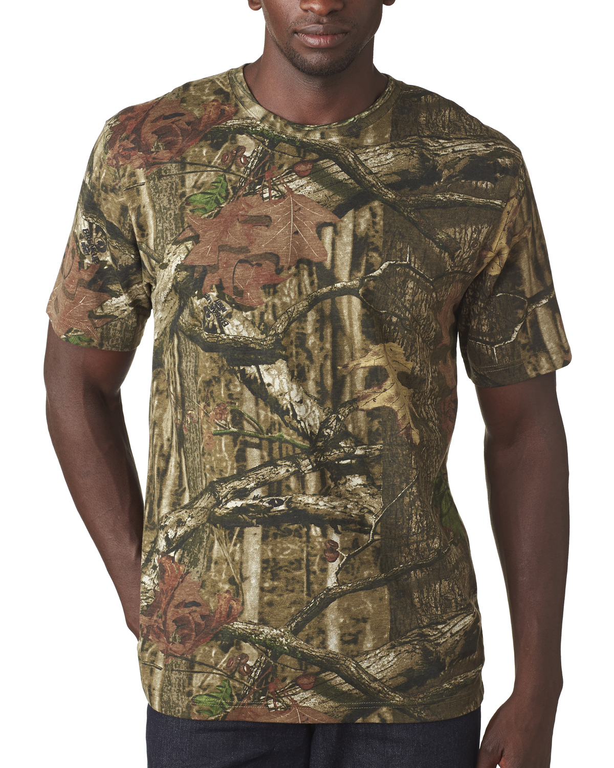 MOSSY OAK Break Up infinity short sleeve T-shirt CAMO camouflage 100% cotton XL 