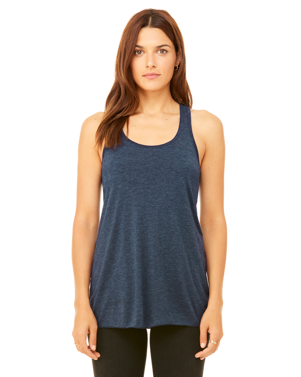 Bella ladies shop flowy racerback tank