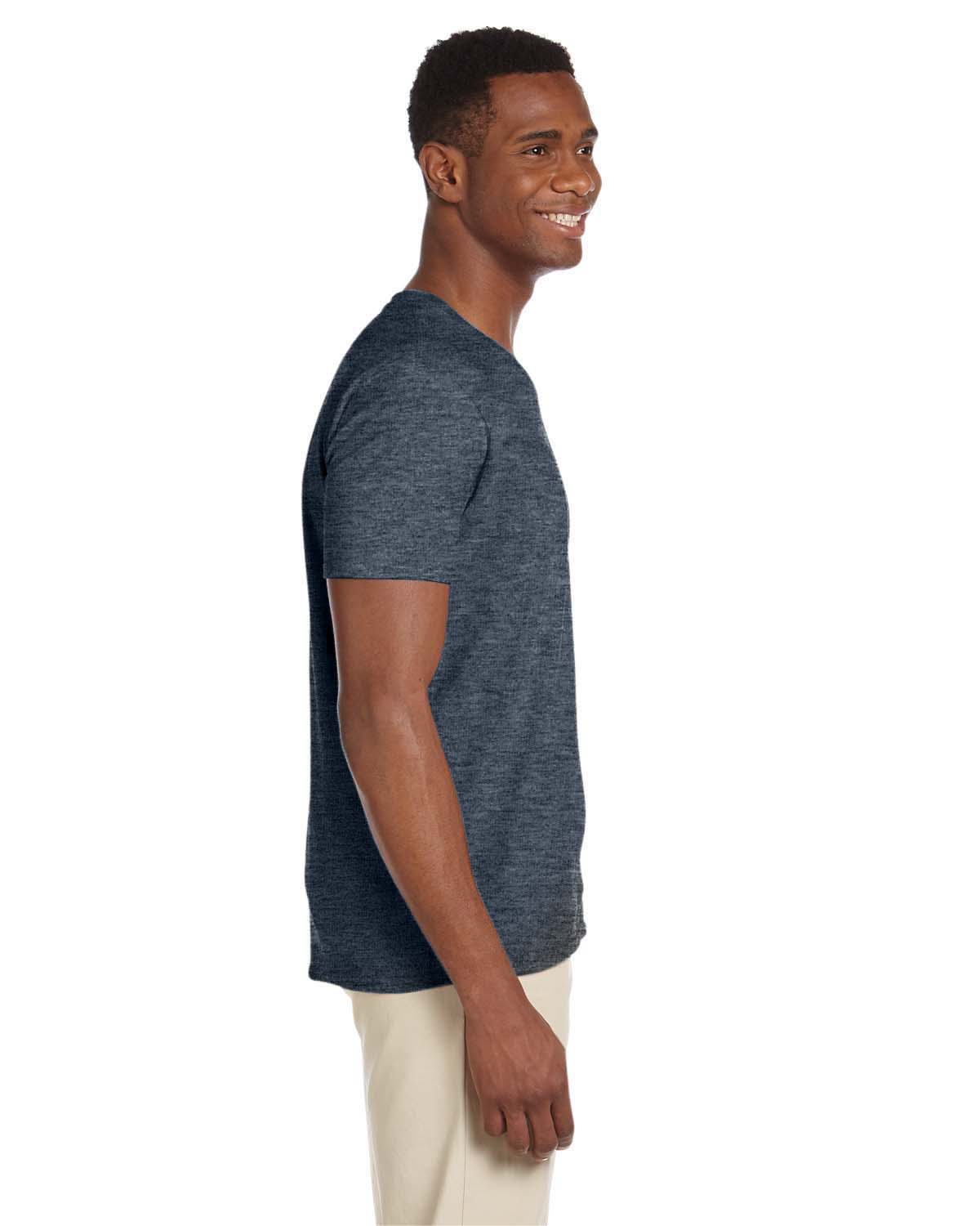Gildan G64V Heather Navy Adult 