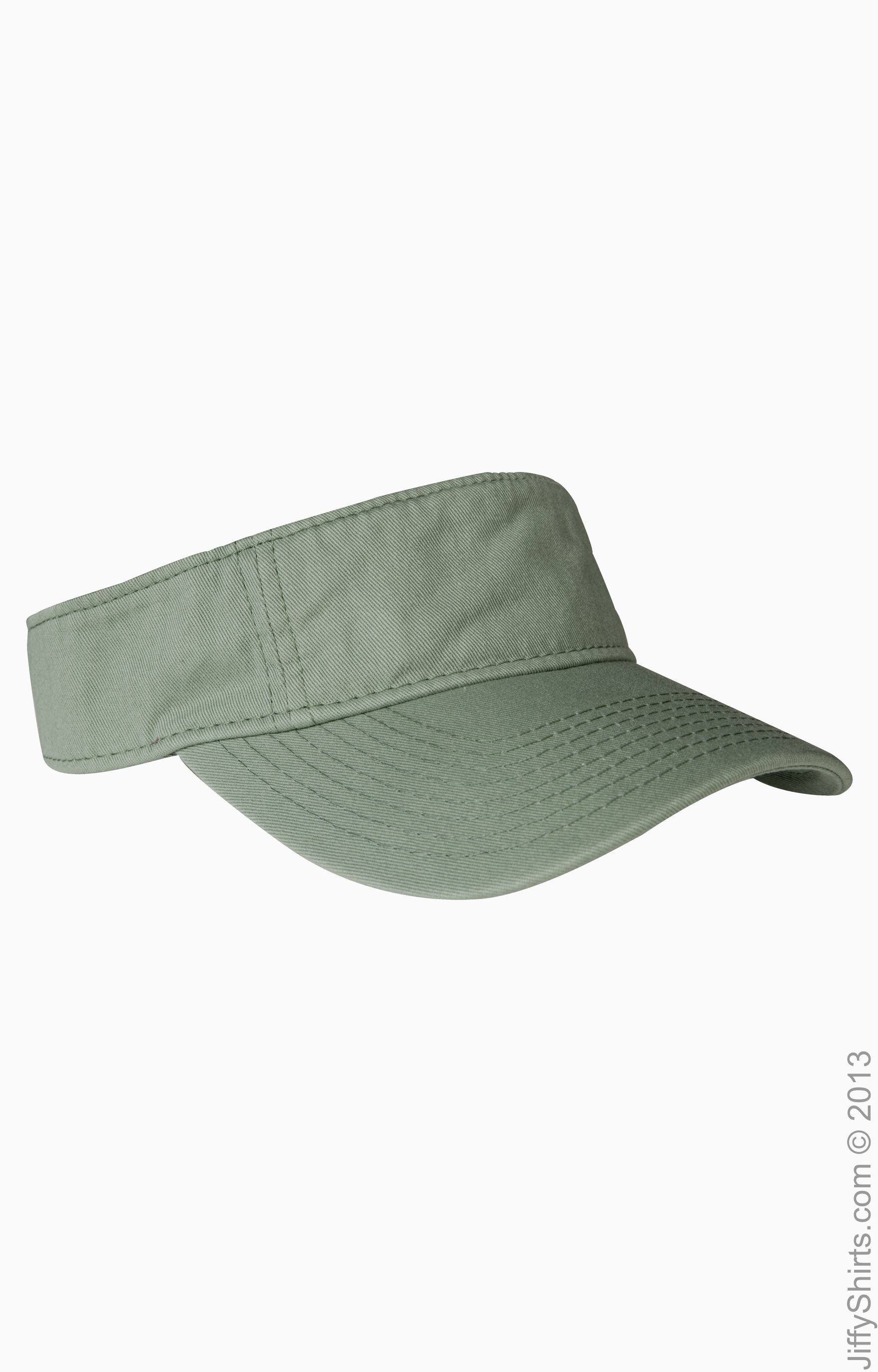 Authentic Pigment Direct-Dyed Twill Visor cilantro One Size 1915