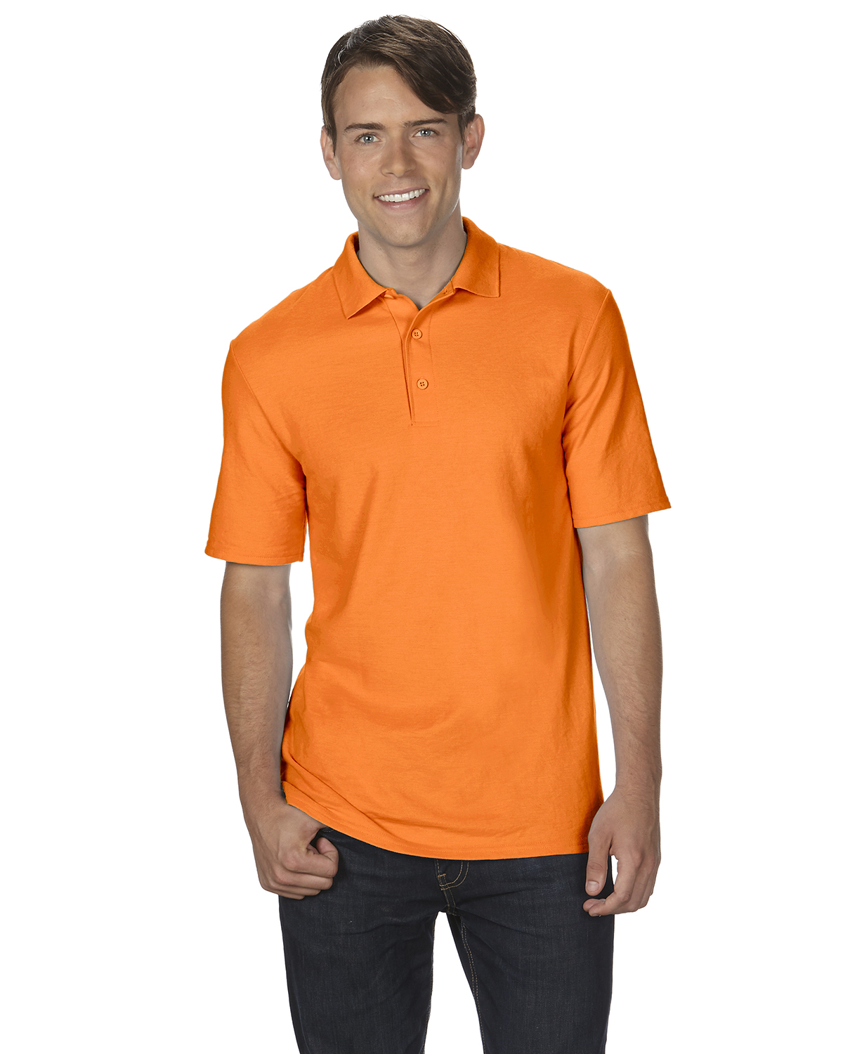 Gildan G728 Safety Orange Adult 6 oz 