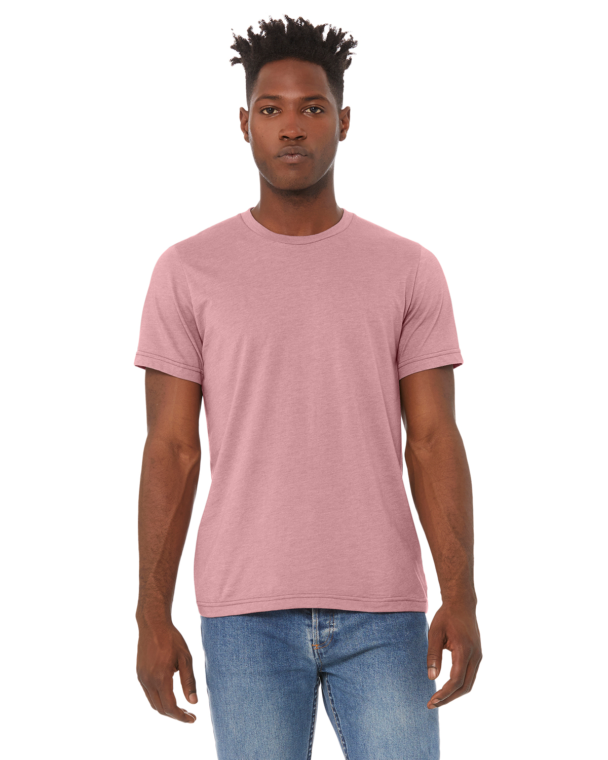 Bella Canvas 3001cvc Heather Orchid Unisex Heather Cvc T Shirt