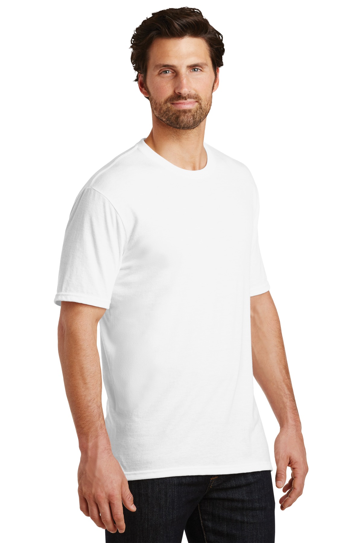 District DM130 White Unisex Perfect Tri 