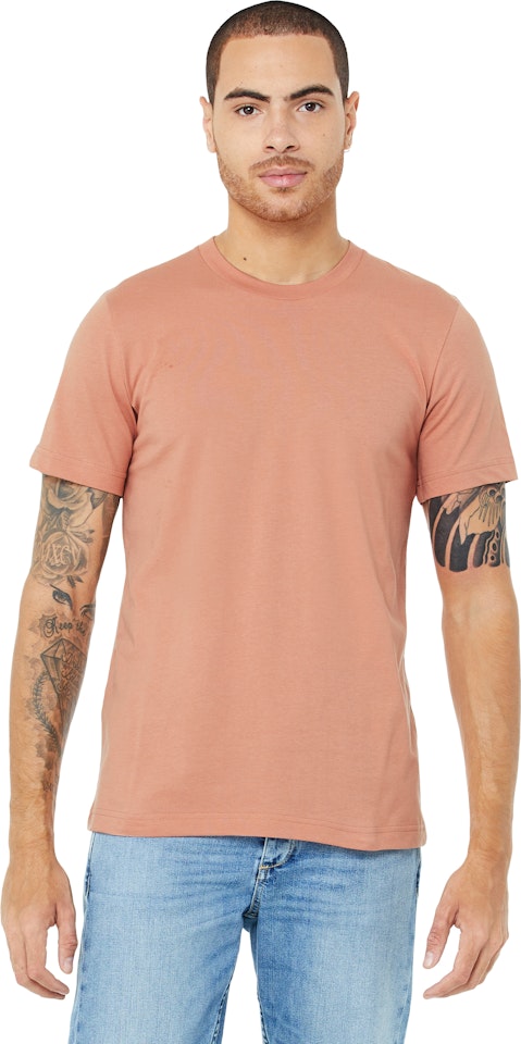 Shirts Shirt Unisex Terracotta | T Canvas Jersey Jiffy Bella 3001c