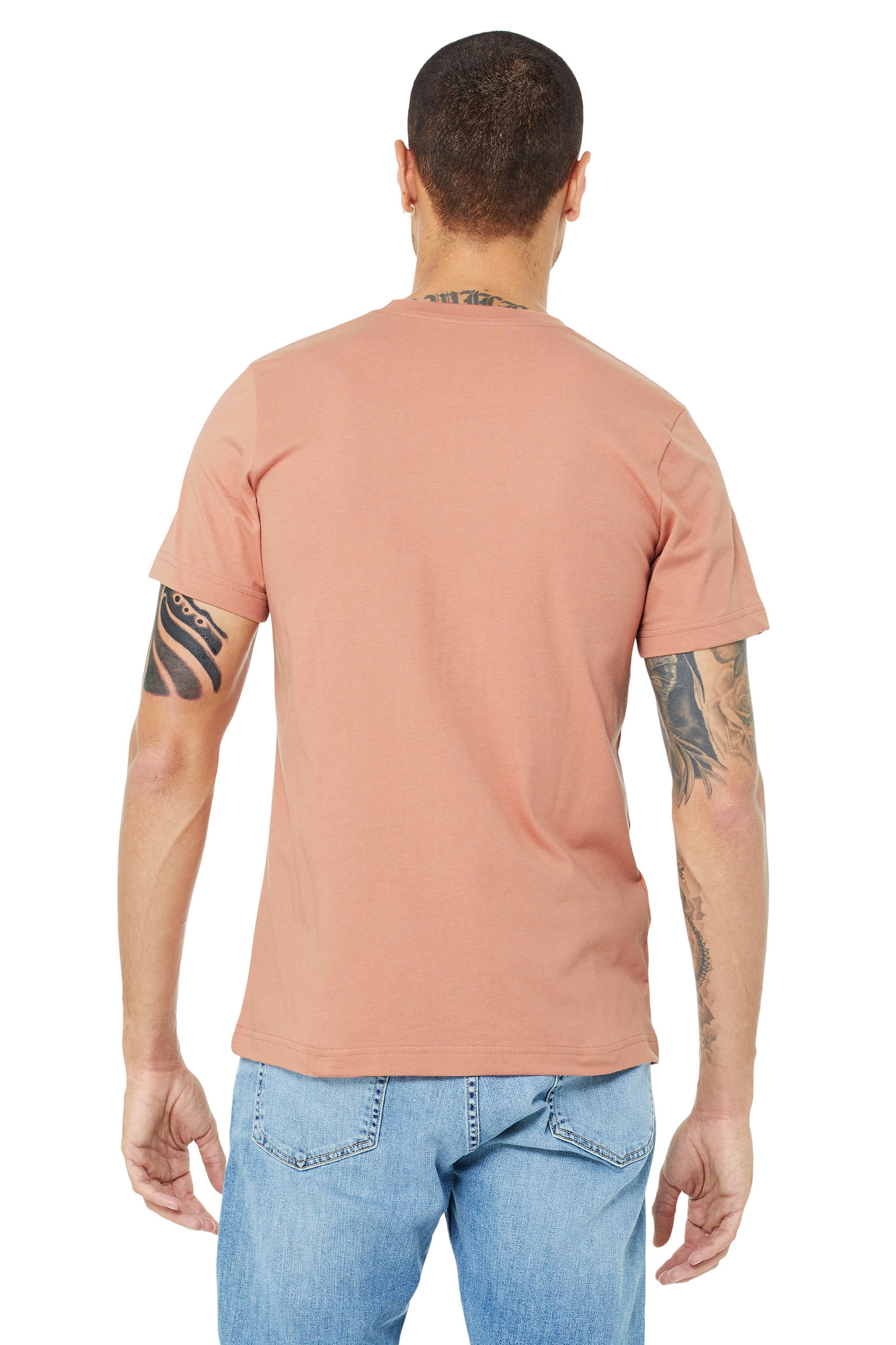 Bella Canvas 3001c Terracotta Unisex Jersey T Shirt | Jiffy Shirts