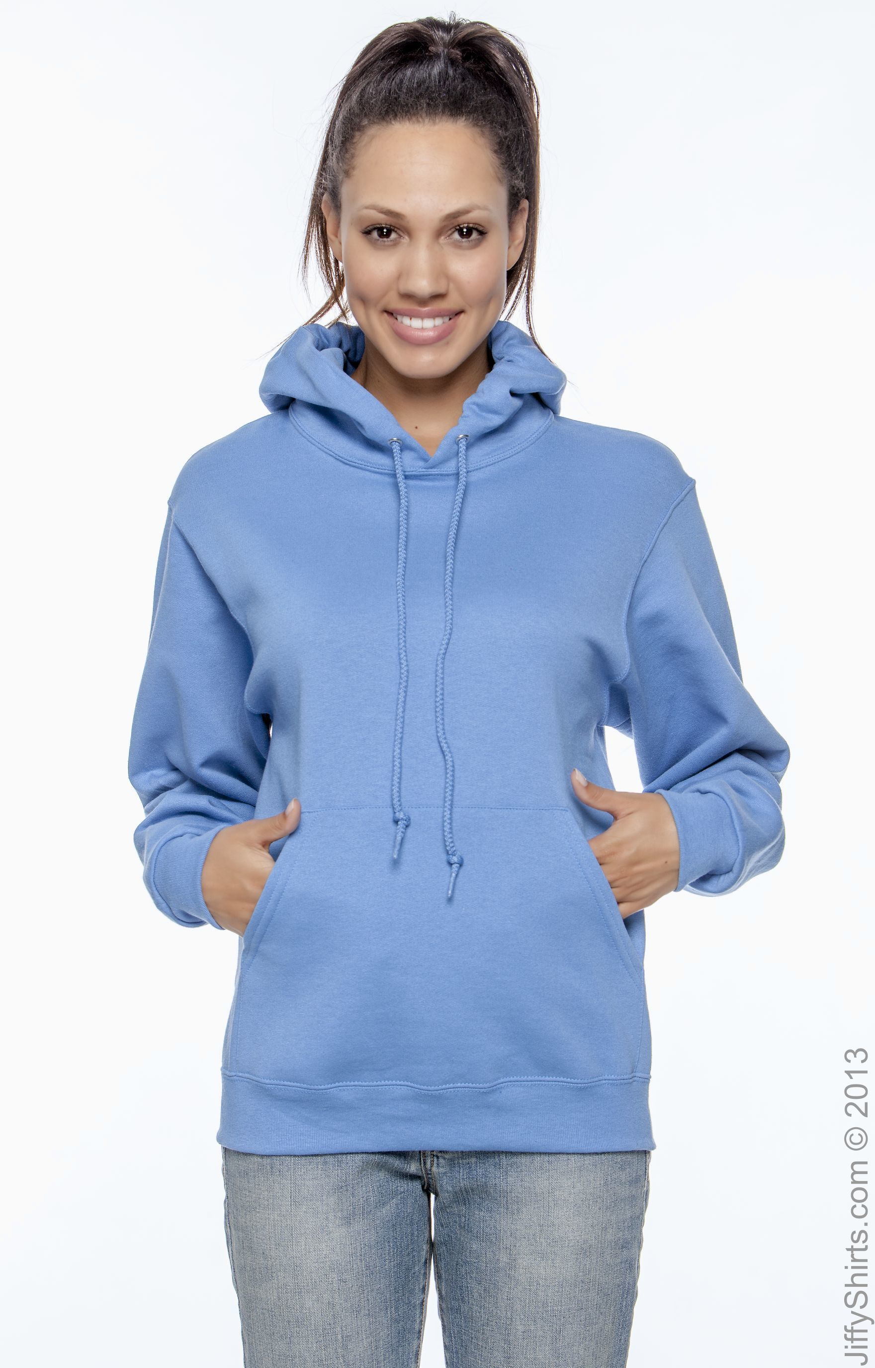 light blue columbia hoodie