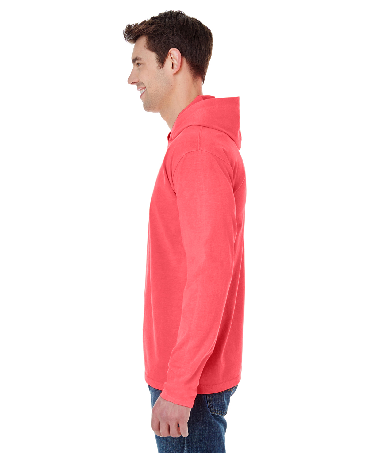 Comfort Colors 4900 Adult Heavyweight Rs Long Sleeve Hooded T
