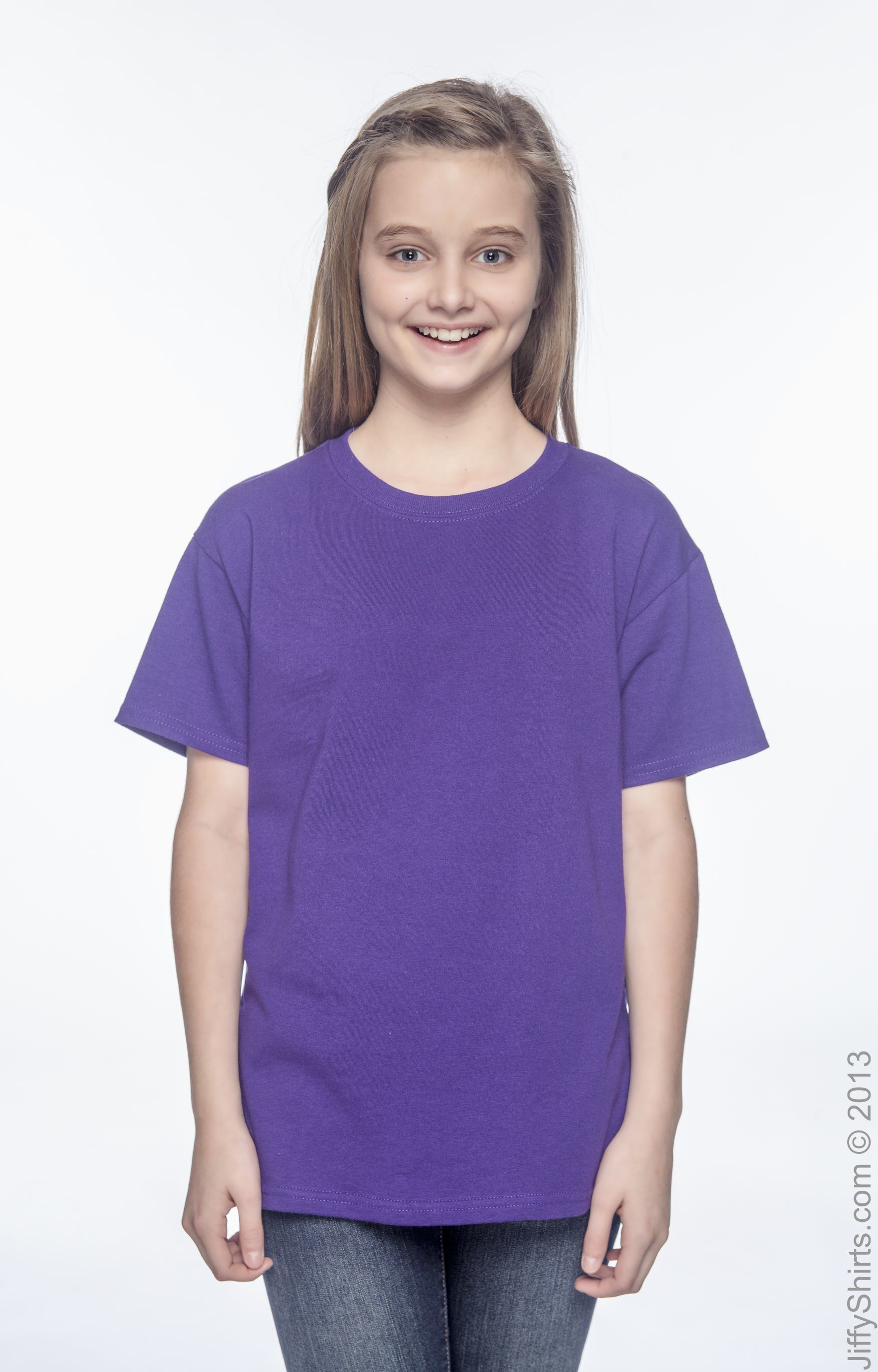 Gildan G200b Purple Youth Ultra Cotton® 6 Oz. T-shirt