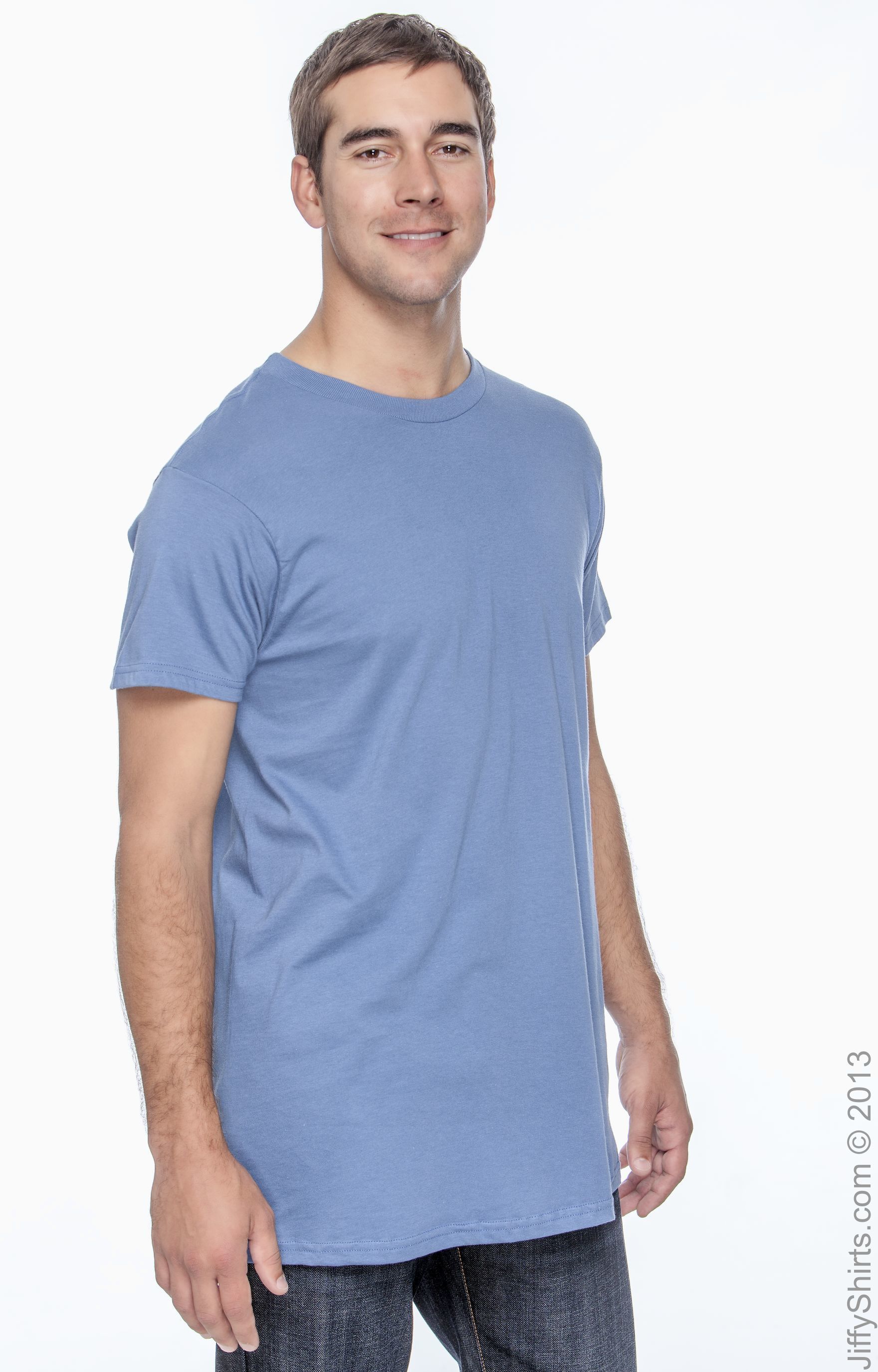Hanes 4980 Denim Blue 4.5 oz. Perfect-T 