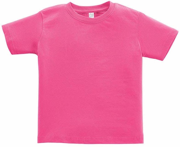 Rabbit Skins - Toddler Cotton Jersey T-shirt-Hot Pink-2T