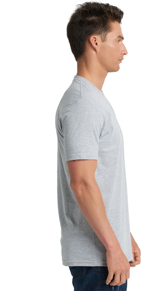 Made In L.A. Premium Jersey T-Shirt in Grey Heather