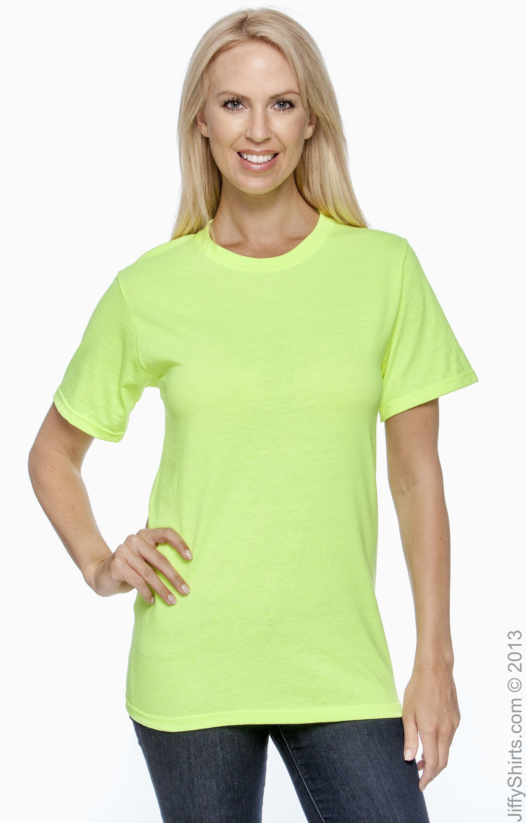 safety green dri fit shirts