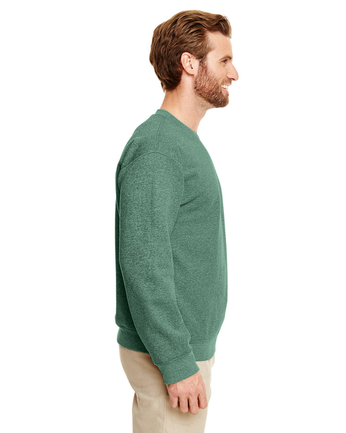 gildan heather sport dark green sweatshirt
