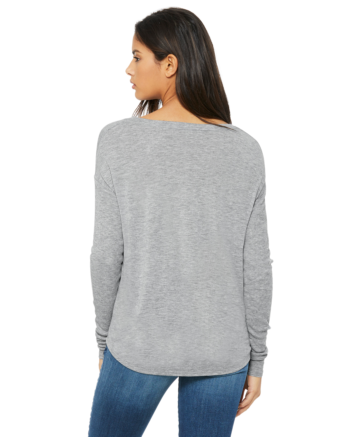 Download Bella + Canvas 8852 Ladies' Flowy Long-Sleeve T-Shirt with ...