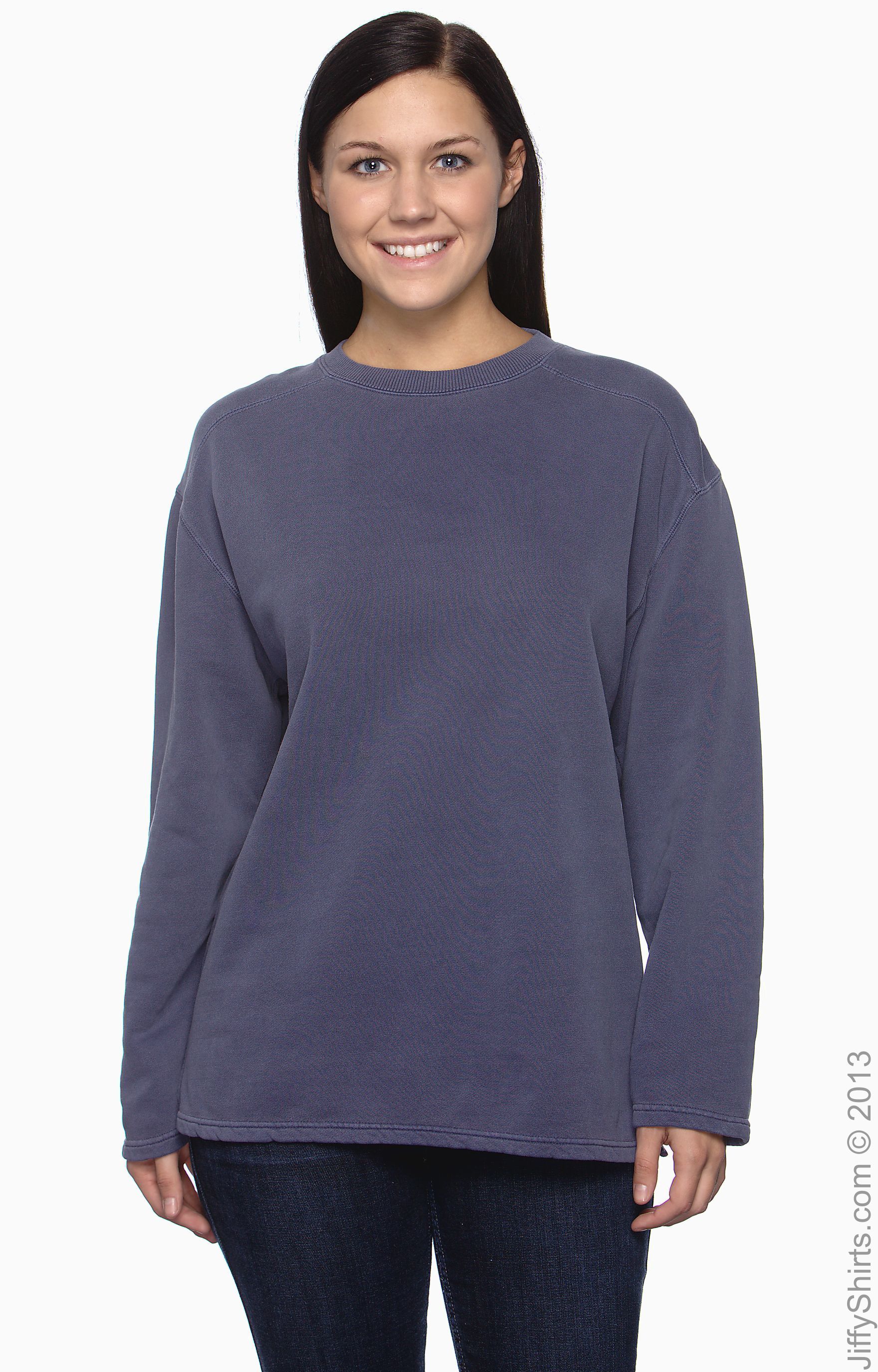 authentic pigment boxy crew sweatshirt