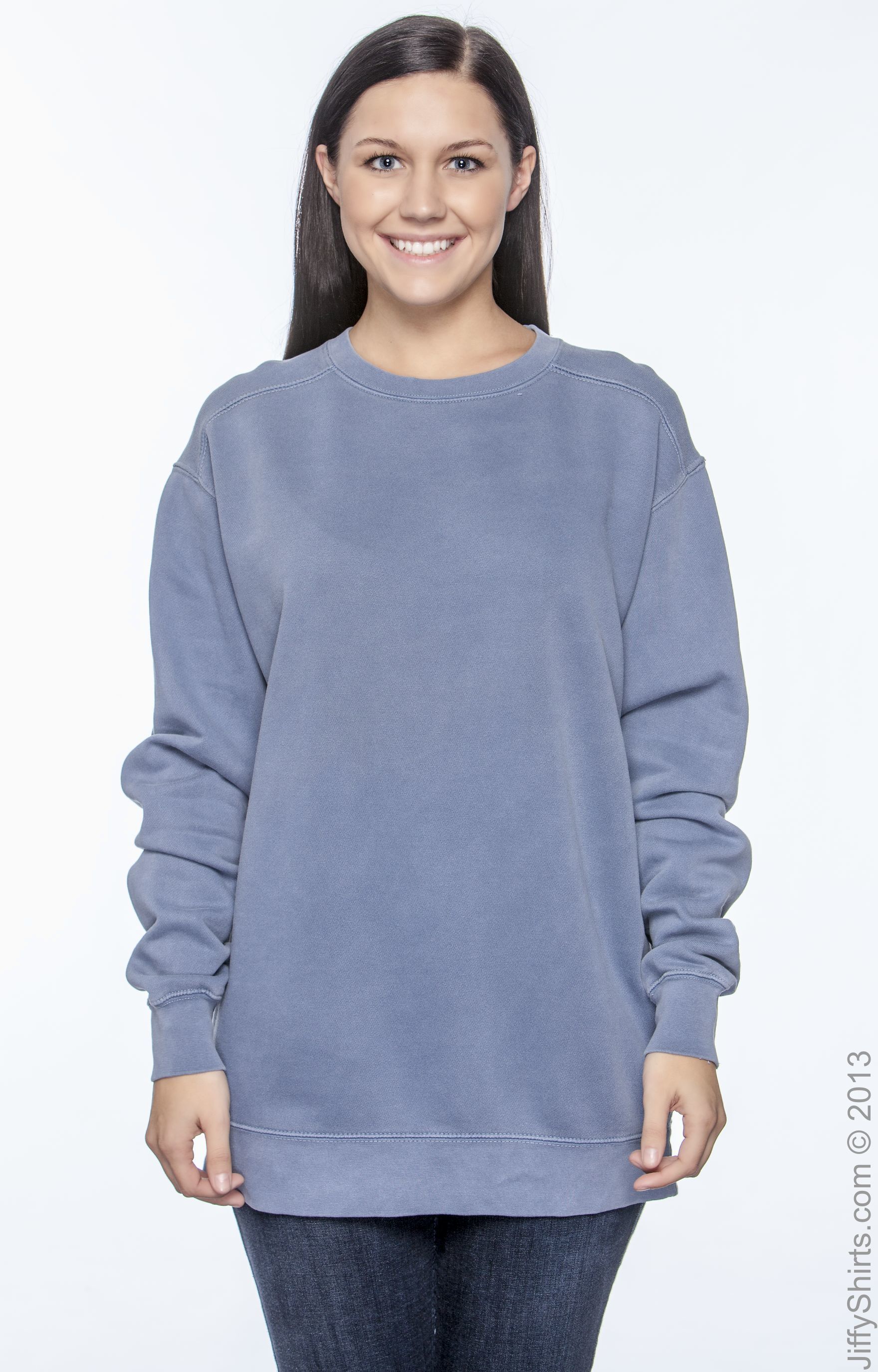 Comfort Colors 1566 Adult Crewneck Sweatshirt Jiffyshirts Com