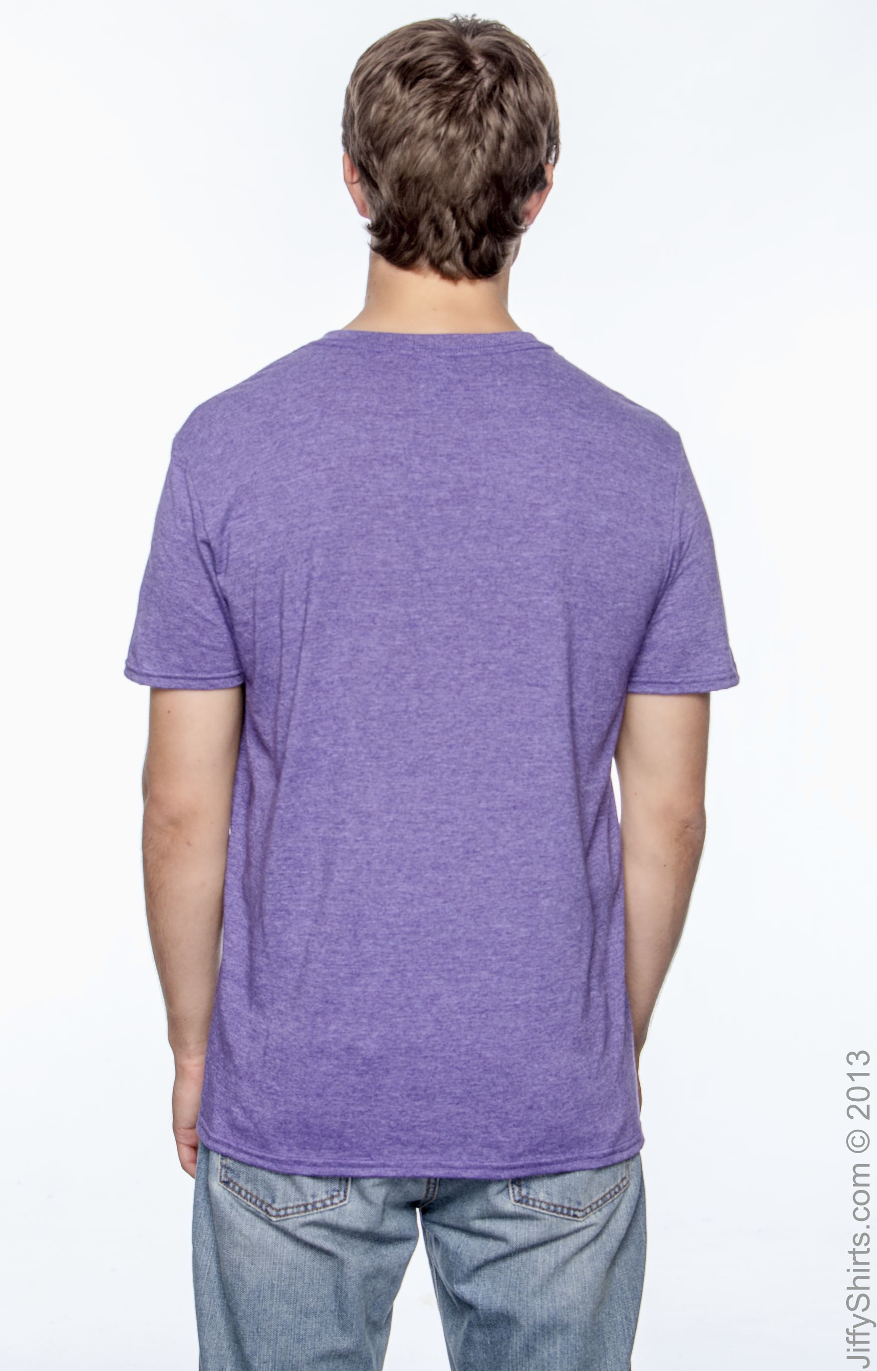 Gildan 64000 Heather Purple Adult Softstyle® 4.5 Oz. T Shirt