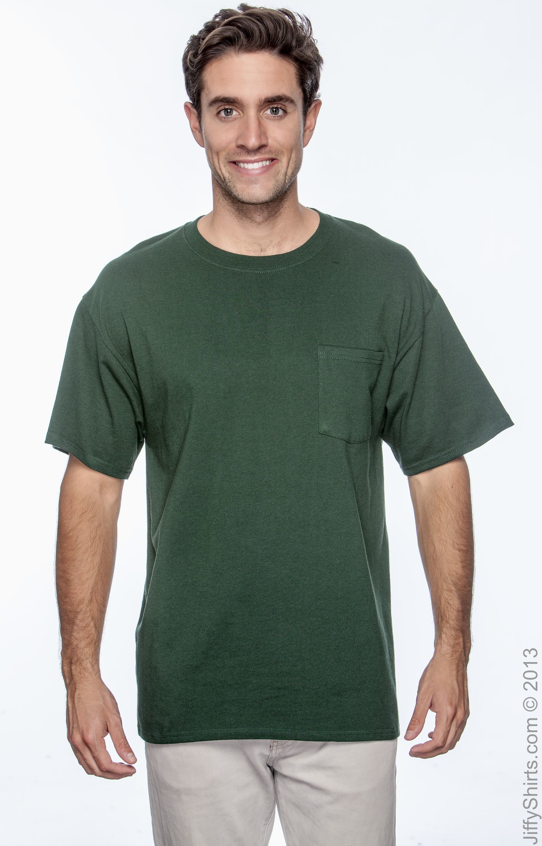 hanes pocket tees
