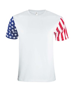 Stars & Stripes DC USA Embroidery T-Shirt (4 Colors) L / Red