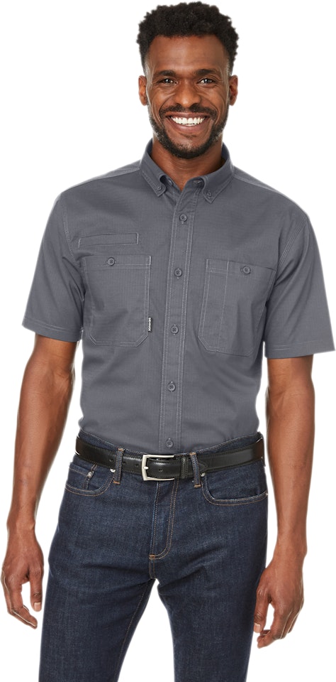 Dri Duck Men's Craftsman Ripstop Short-Sleeve Woven Shirt