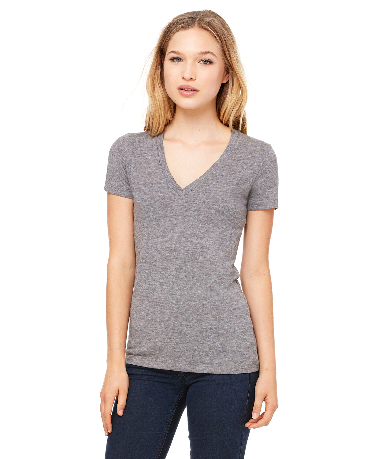 Bella canvas deep outlet v neck