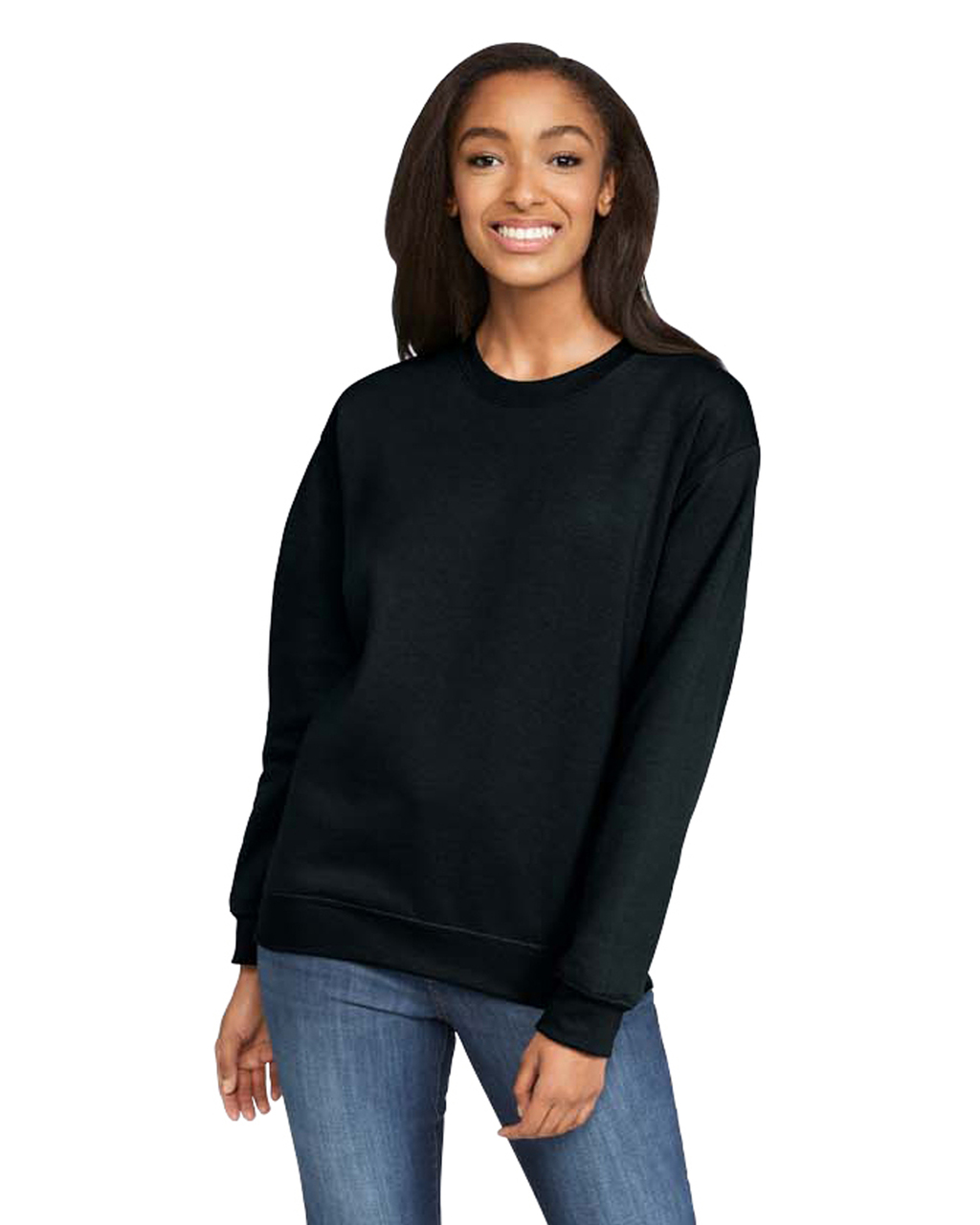 Gildan SF000 Black Softstyle Crewneck 