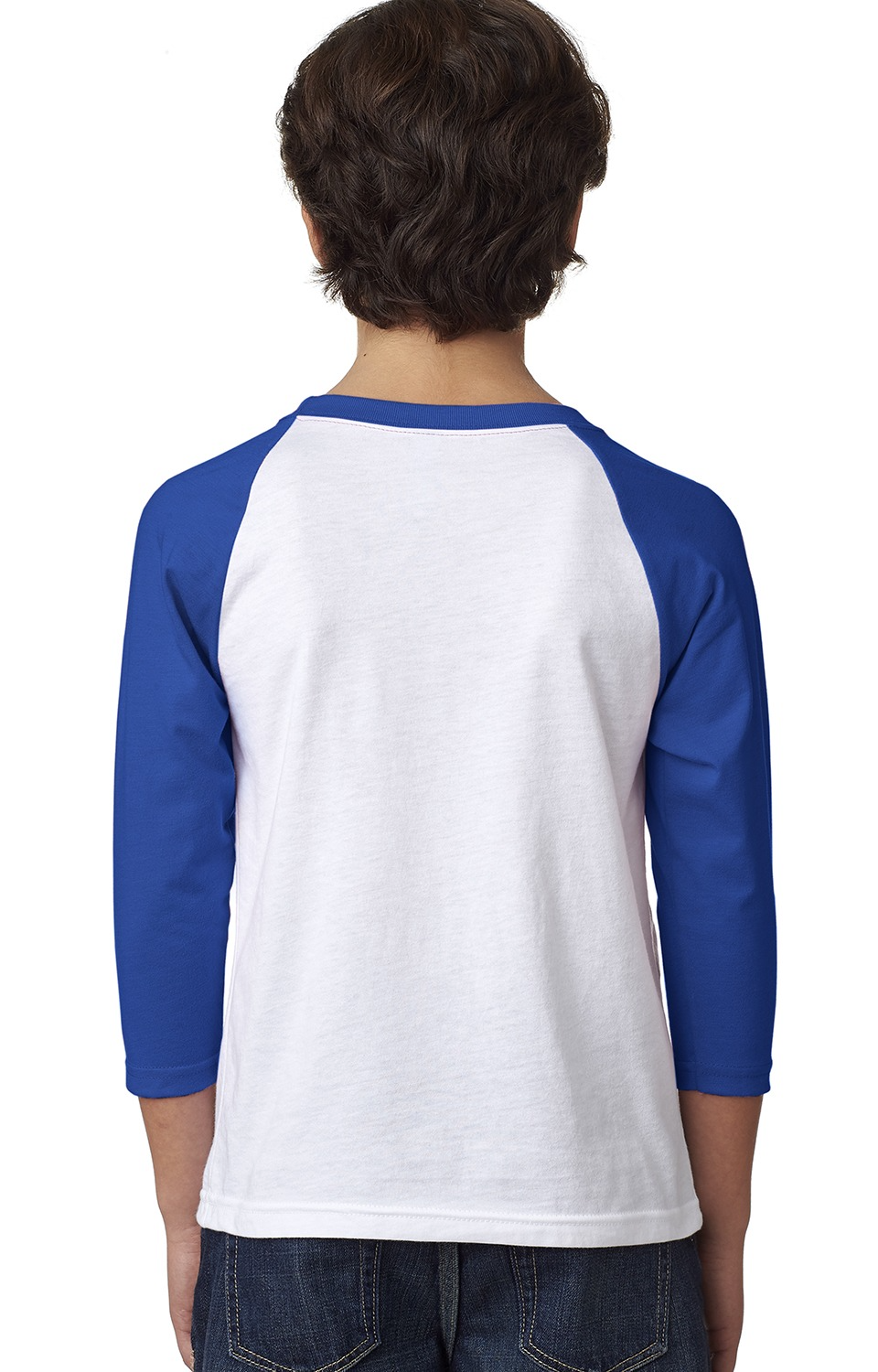 Details about   Champro Youth 3/4 Sleeve Shirt Royal/White 