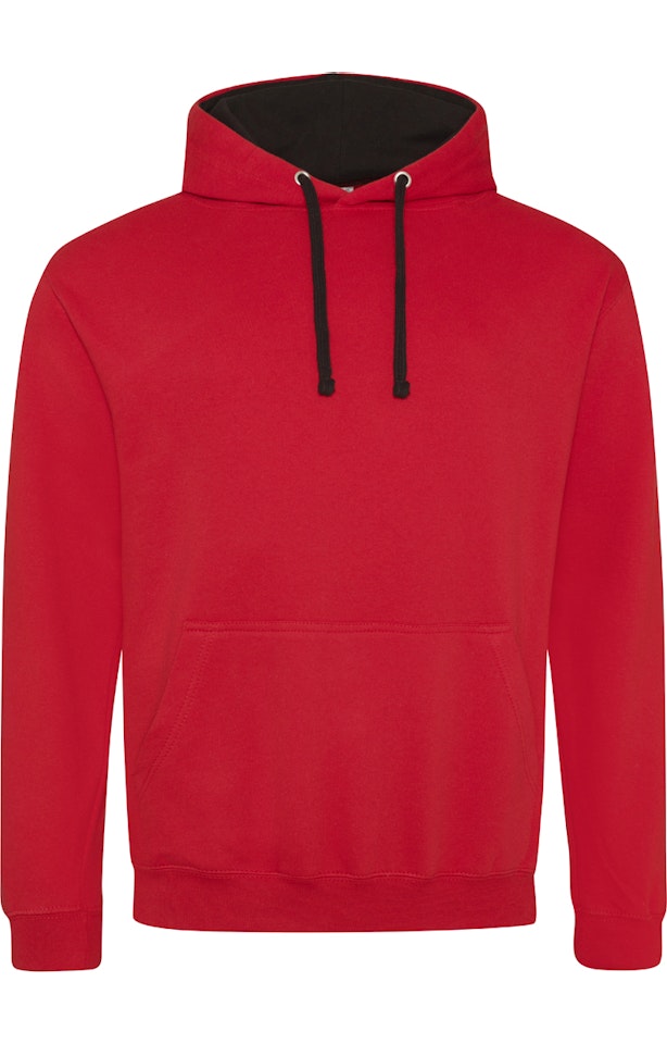 Just Hoods By AWDis JHA003 Fire Red / Jet Black