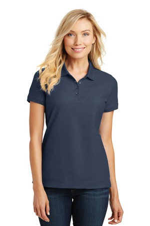 Navy blue hot sale womens polo shirt