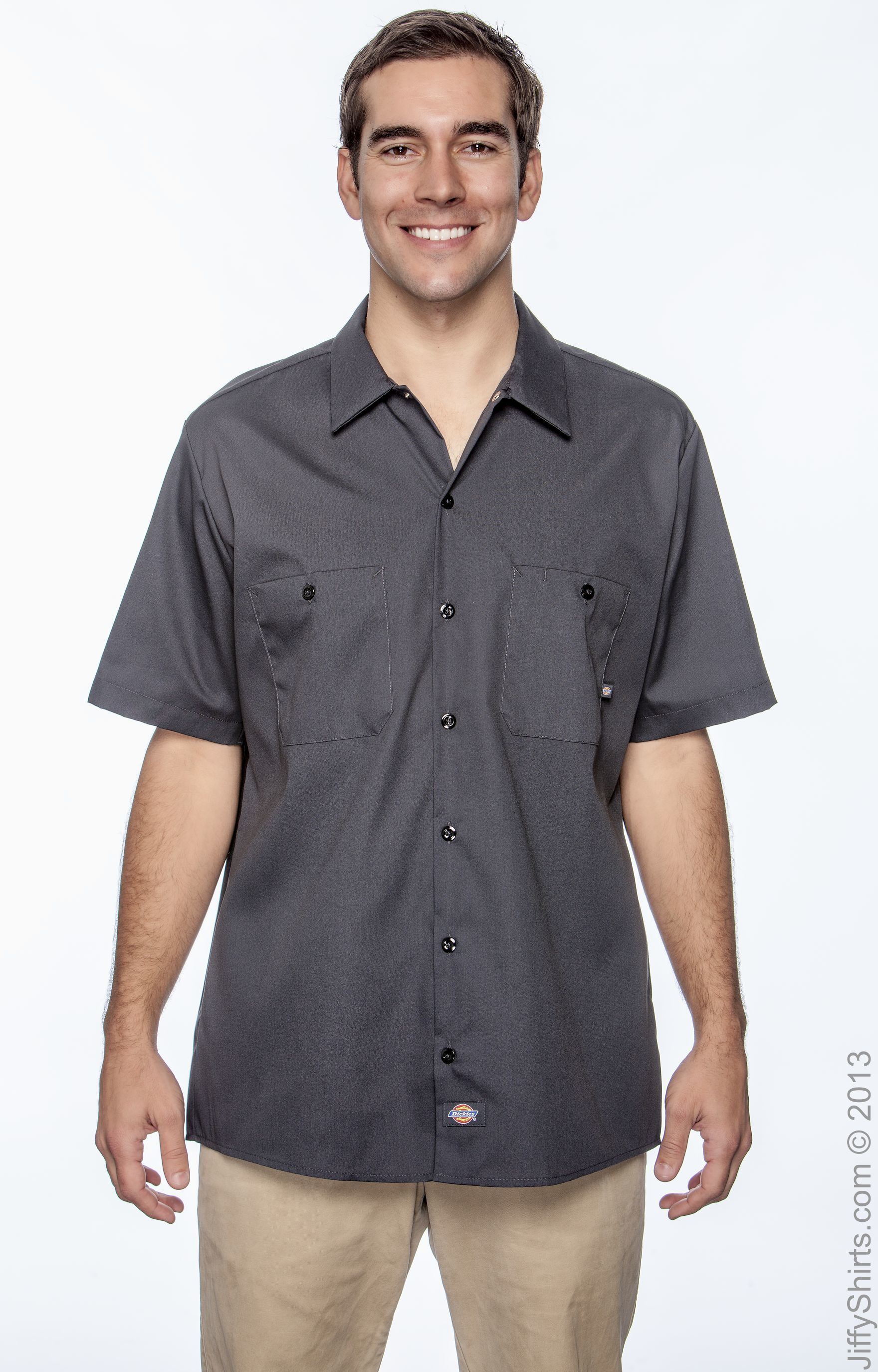 Dickies Ls535 Short Sleeve Industrial Work Shirt 