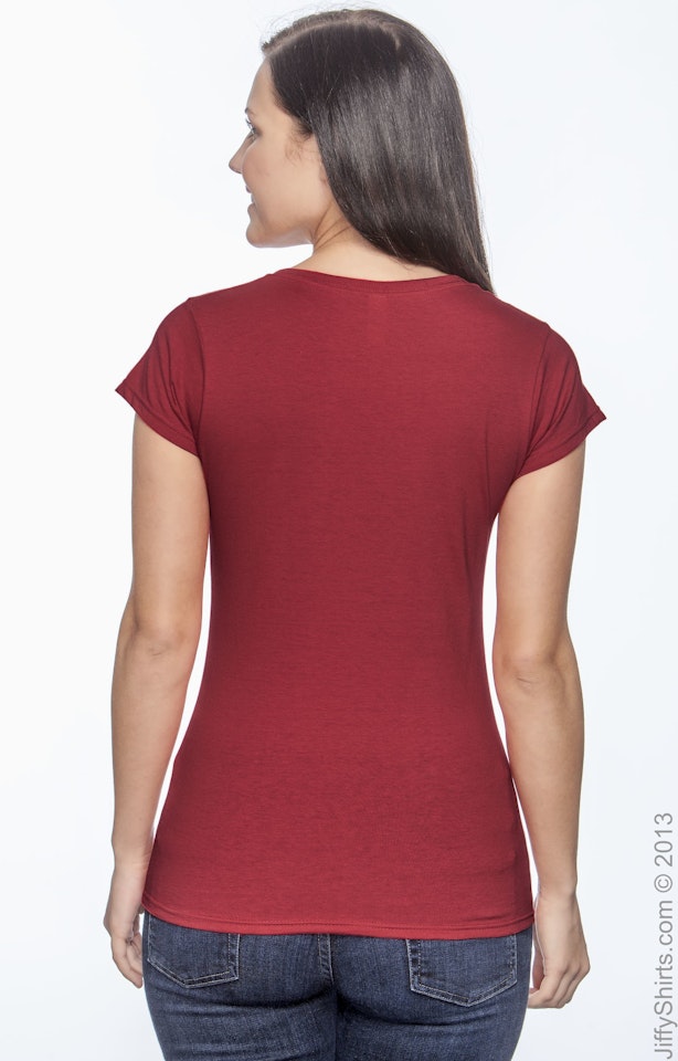 Download Gildan G64VL Dark Heather Ladies' SoftStyle® 4.5 oz ...