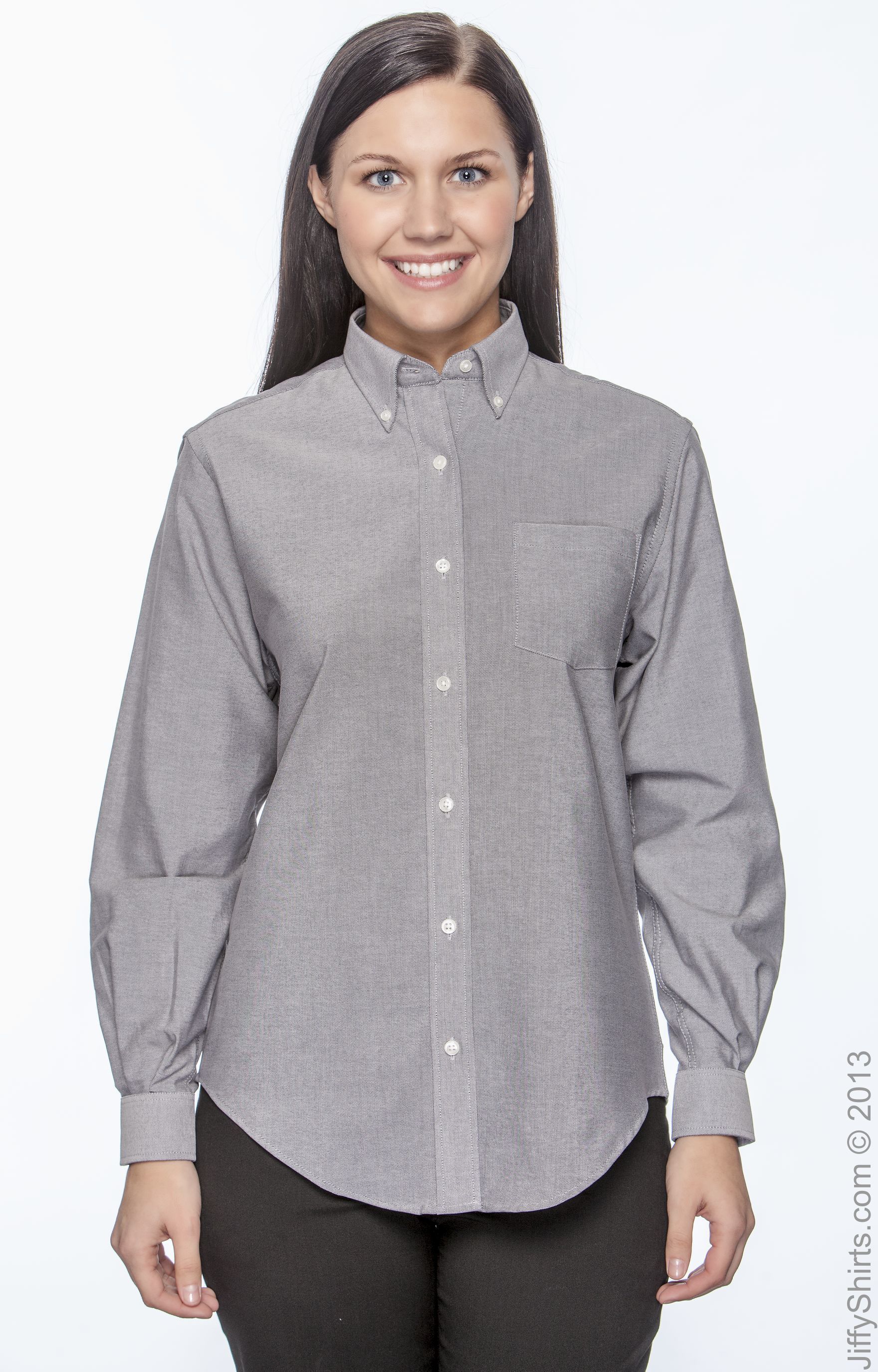 Van Heusen Mens Long Sleeve Blended Oxford Shirt 13V0040 Button Up Woven S-4XL