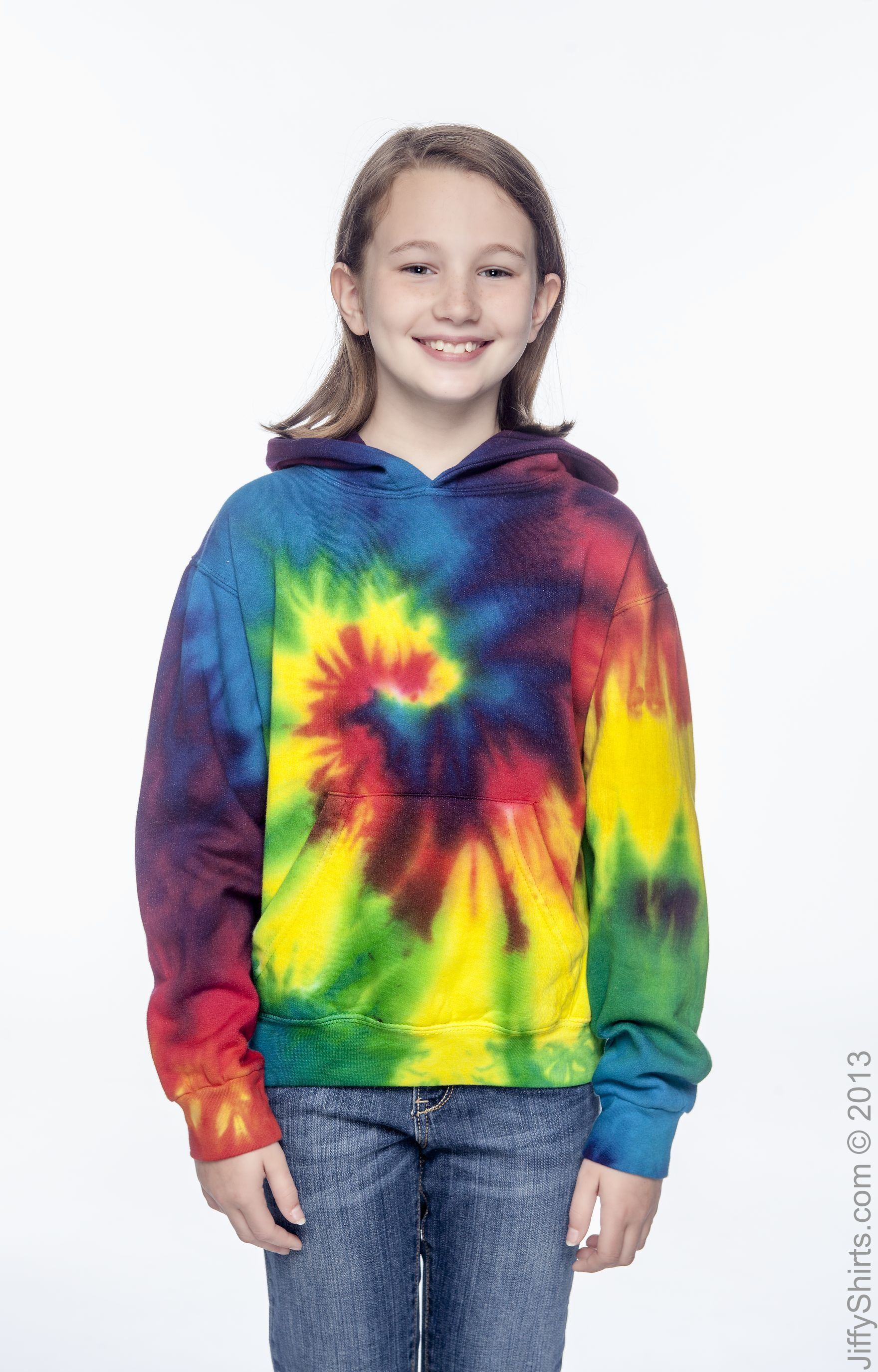 tie dye hoodie youth