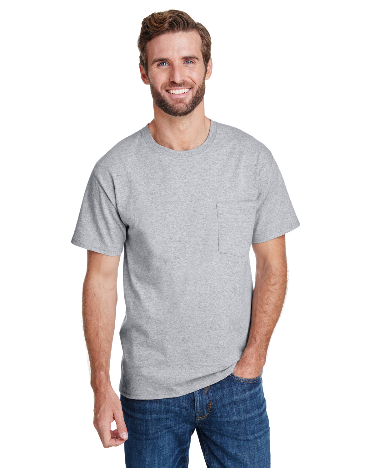 hanes t shirts pocket