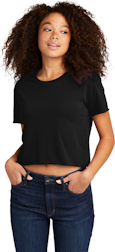 woman stylish black crop top tight top fit tshirt for girls and woman  kalire kalira tops