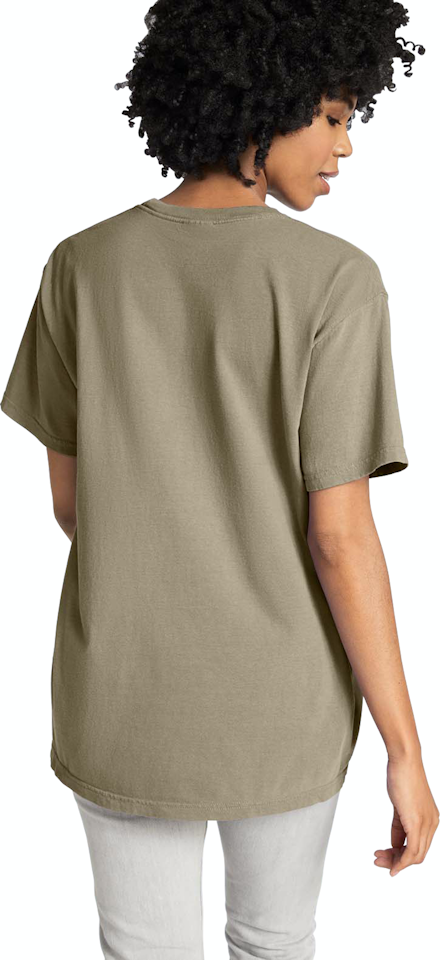 Comfort 1717 Khaki Heavyweight RS T-Shirt | JiffyShirts