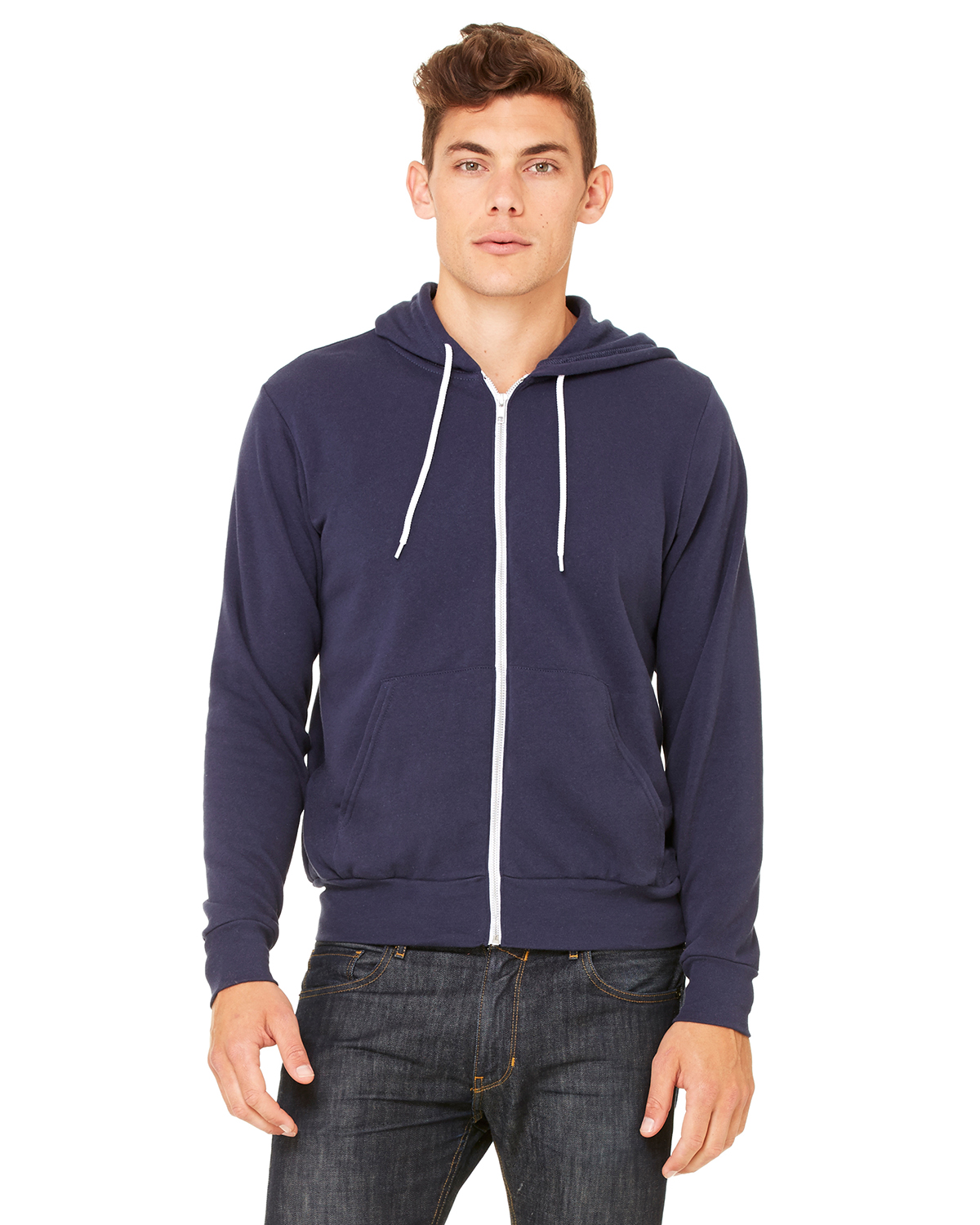 bella canvas zip up hoodie