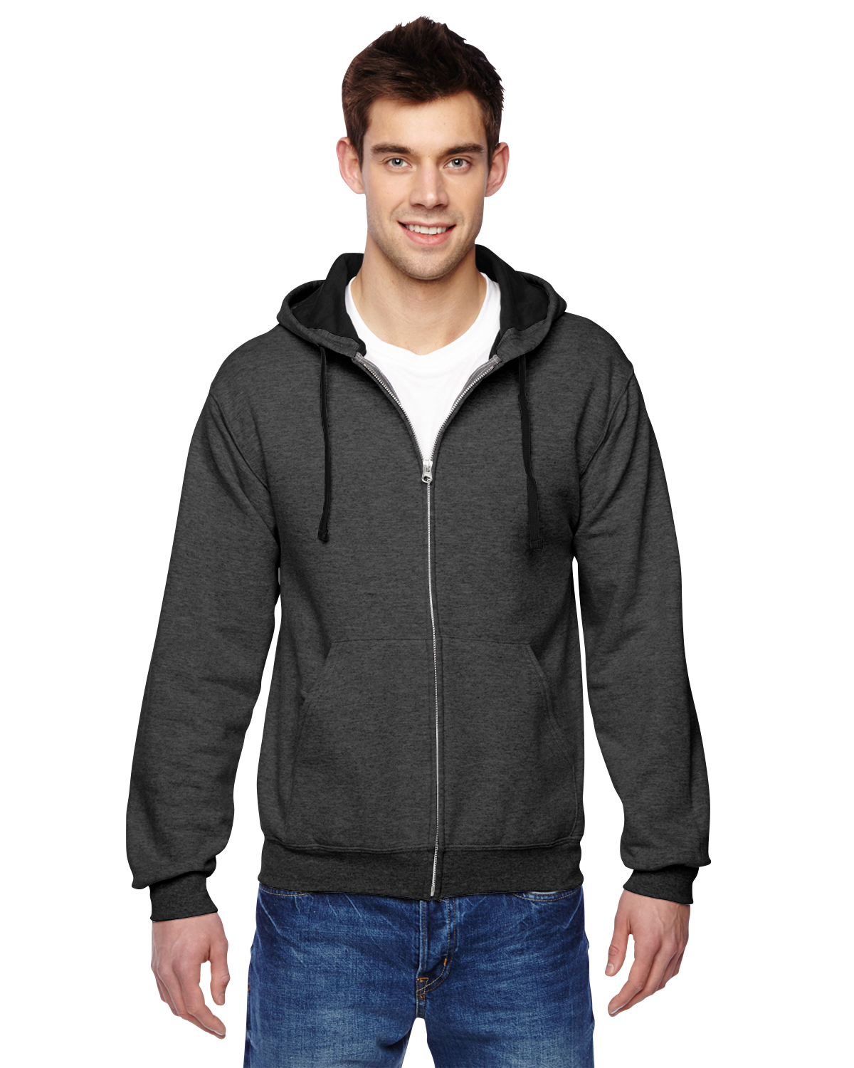 charcoal heather hoodie