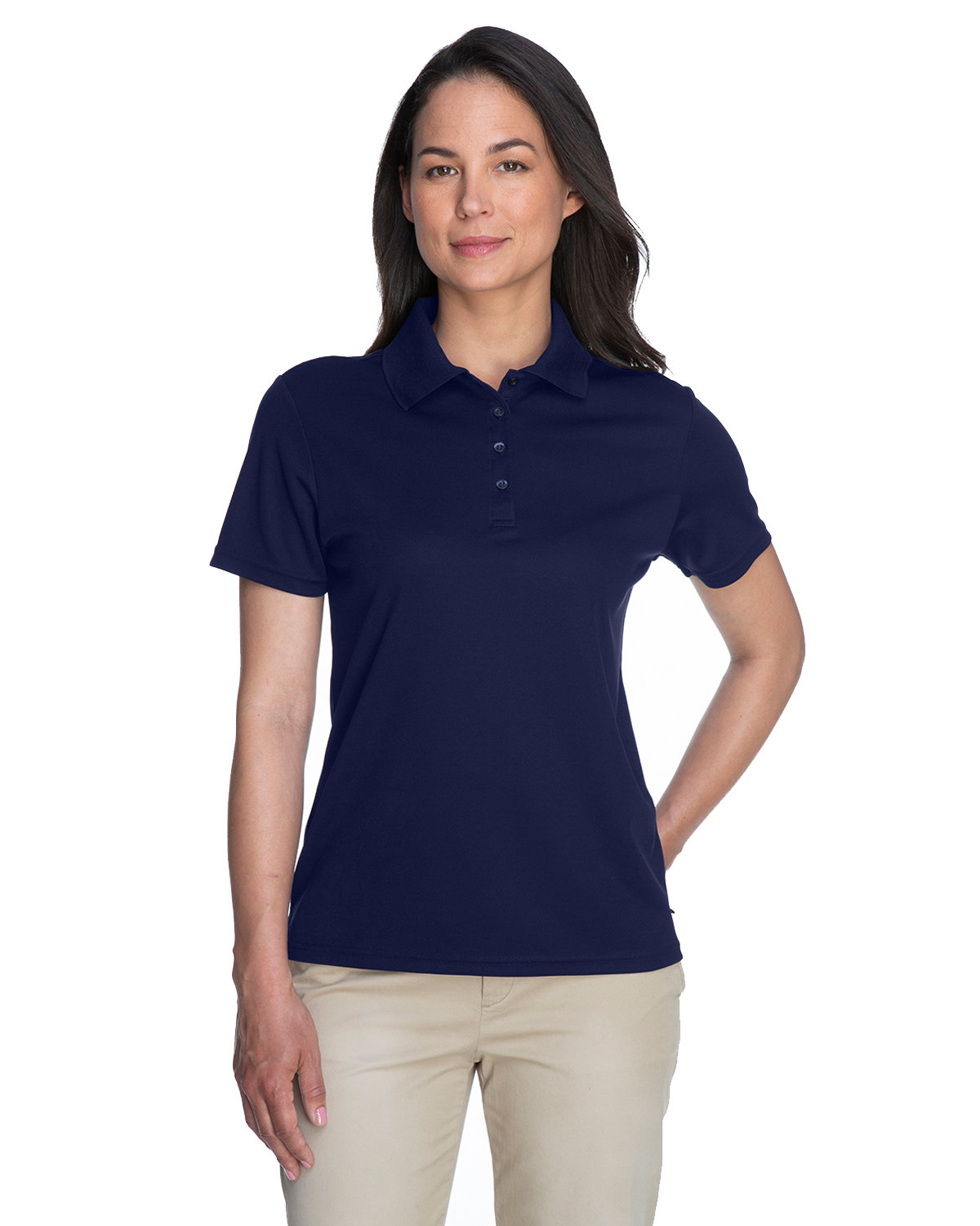 24/7 361 WoMen's 100% Polyester Polo Shirt-Navy-2XL