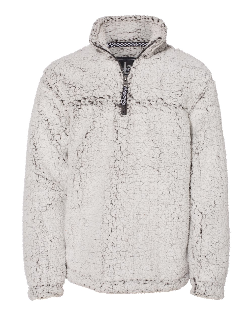 sherpa quarter zip sweatshirt