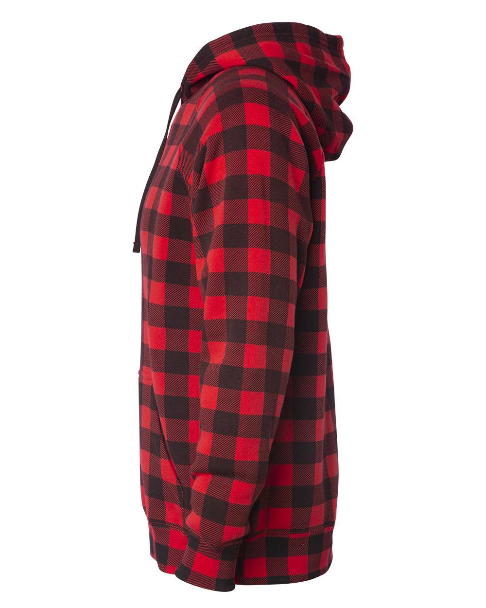 Mens buffalo plaid discount hoodie