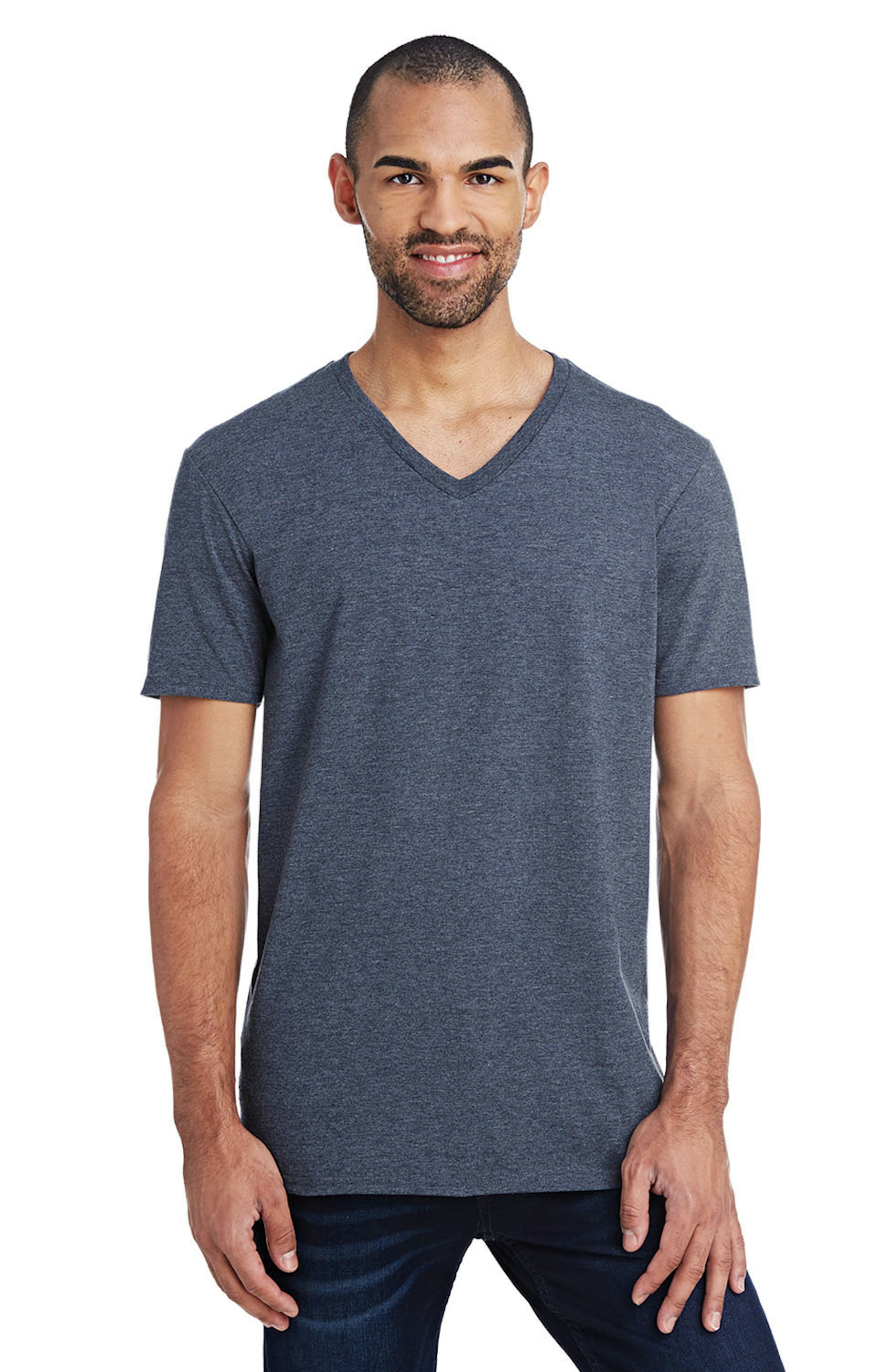 Anvil 982 Adult Lightweight V-Neck T-Shirt - JiffyShirts.com