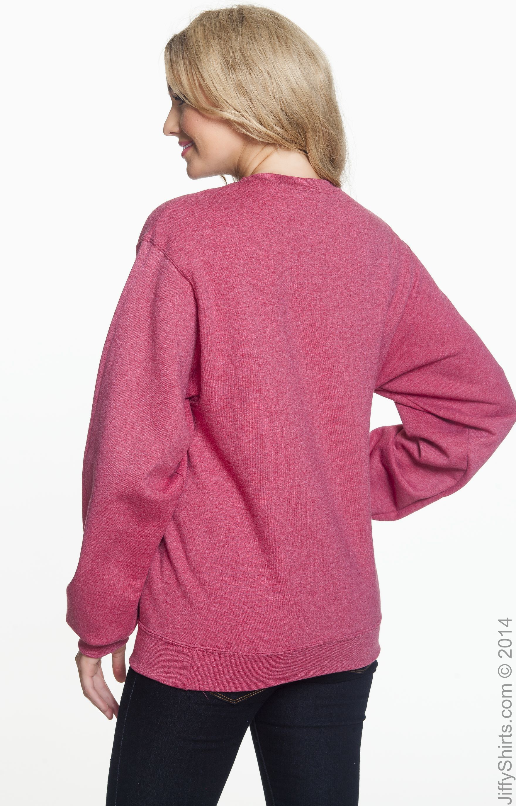 Jerzees 562 Athletic Heather Adult 8 oz. NuBlend® Fleece Crew