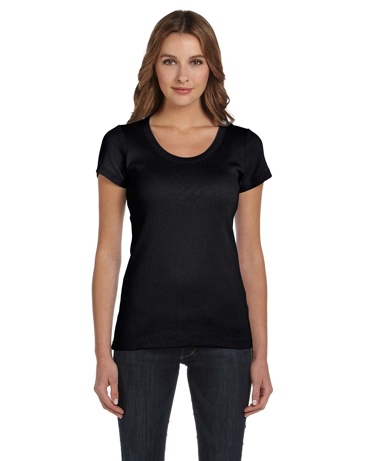 bella scoop neck tee
