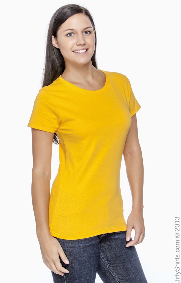 Gildan G500L Ladies' Heavy Cotton™ 5.3 oz. T-Shirt - JiffyShirts.com