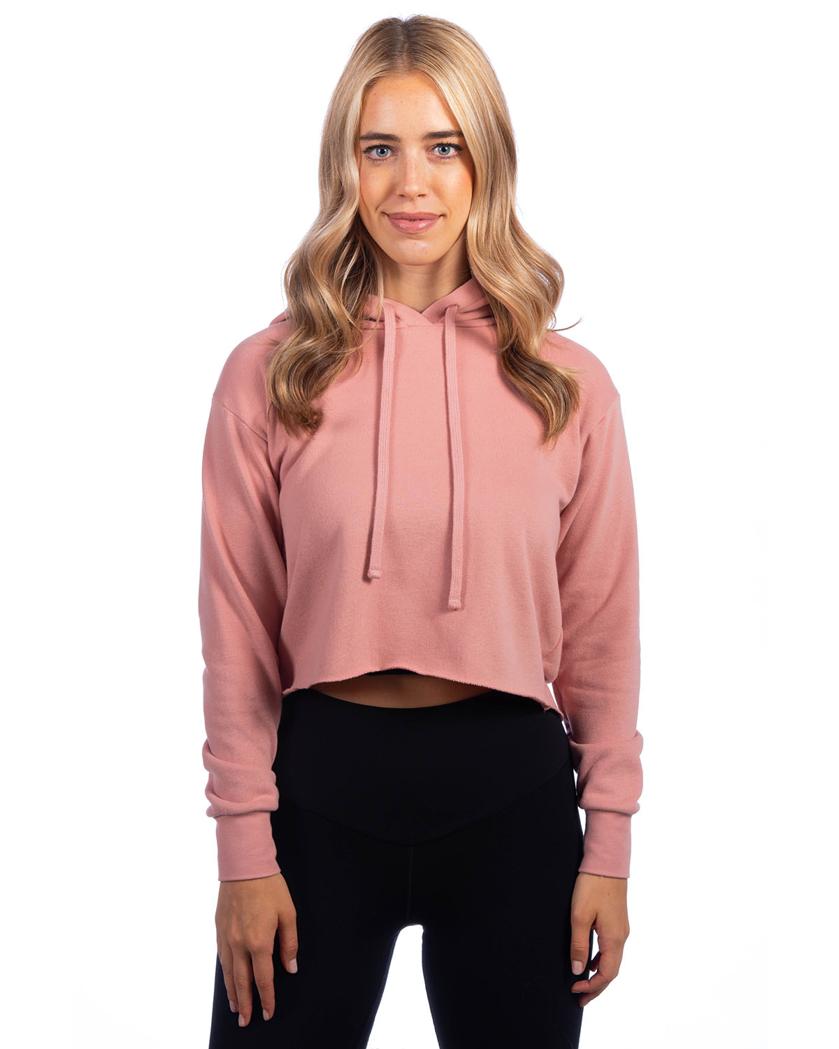 Cropped discount sweatshirt pink