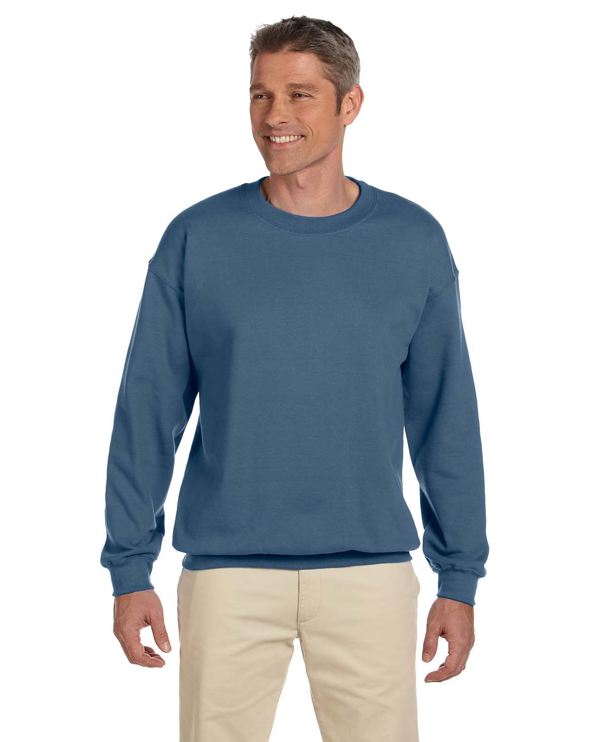 light blue gildan crewneck