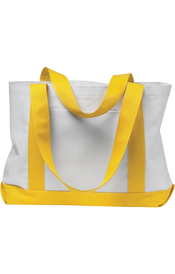Liberty Bags 7002 White / Yellow